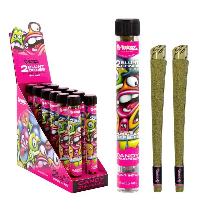 G-Rollz Terpene Infused Cones 'Candy Crunched G-Rollz Products