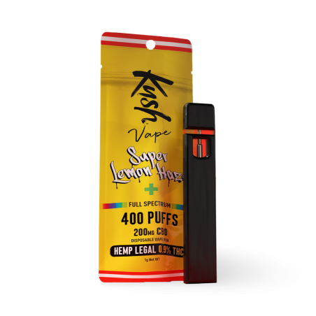 Kush CBD Vape Super Lemon Haze 0.9% de THC Special Swiss Edition Kush CBD Vape Produits