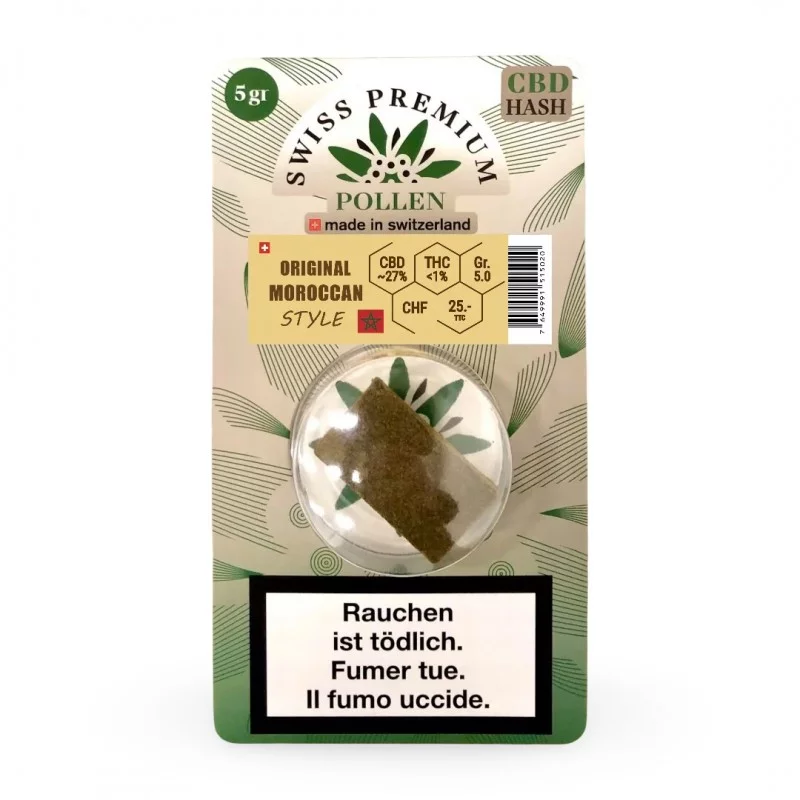 Hash CBD Swiss Premium Pollen "Original Moroccan Style" 5g Swiss Premium Pollen Produkte