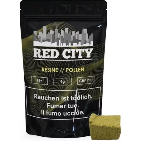 Polline CBD Red City 4g Red City Estrazione a secco