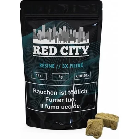 3X CBD filtrato Red City 3g Red City Estrazione a secco
