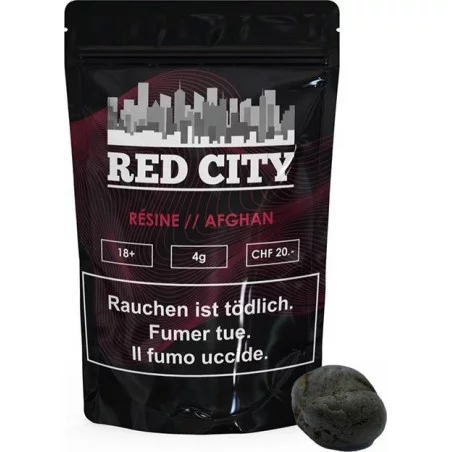CBD afgano Red City 4g Red City Estrazione a secco