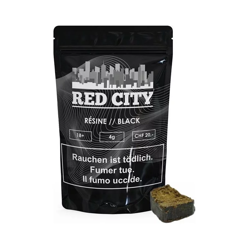 Hash CBD Black Red City 4g Red City Trockenextraktion