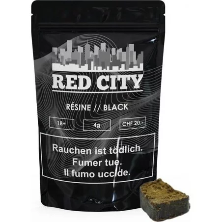 CBD Nero Città Rossa 4g Red City Estrazione a secco