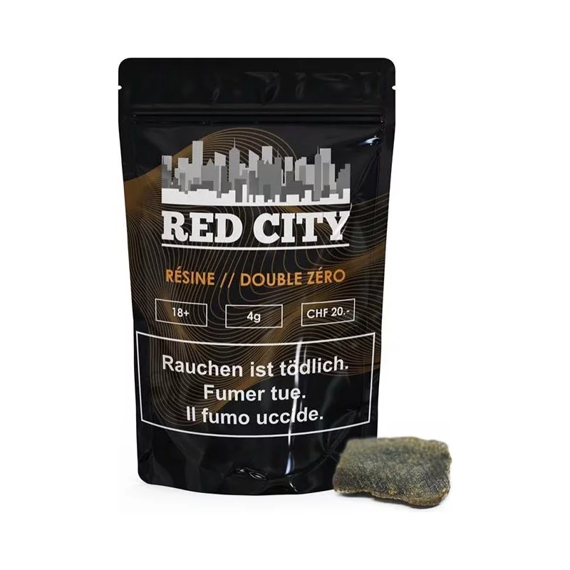 Hash CBD Doppio Zero Città Rossa 4g Red City Estrazione a secco