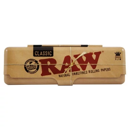 Boite en métal Raw King Size Classic RAW Feuille à rouler