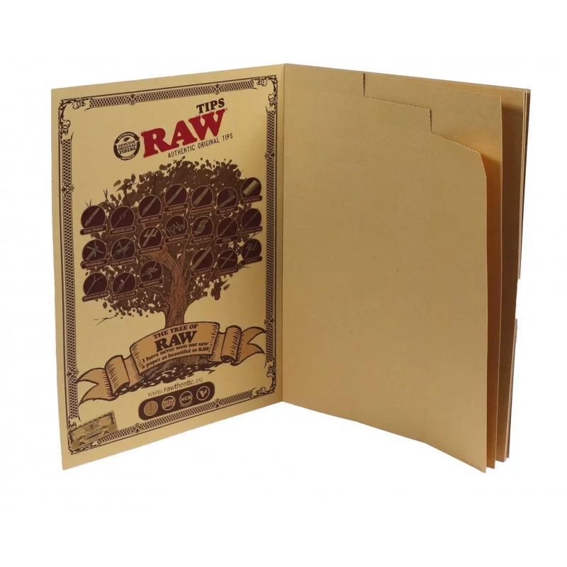 Notebook RAWLBOOK with 420+60 filters RAW Filters (activated carbon, cardboard, cellulose and others)