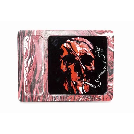 Holz-Rollbrett Smoke Skull My Rolling Tray  Tablett zum Rollen