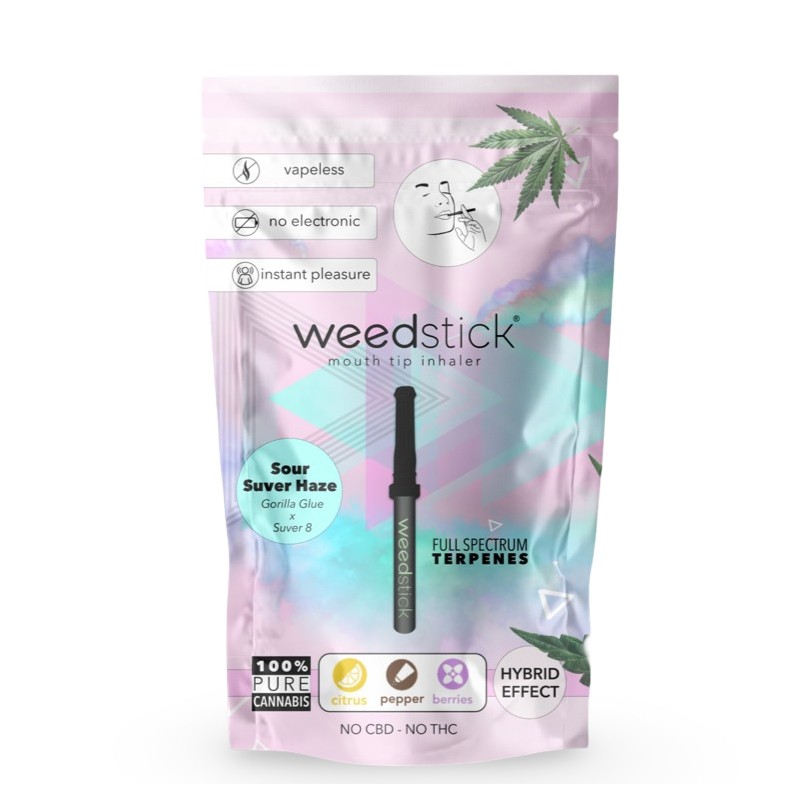 Weedstick "Sour Suver Haze" Inhaler Hybrid effect Cannaliz oils