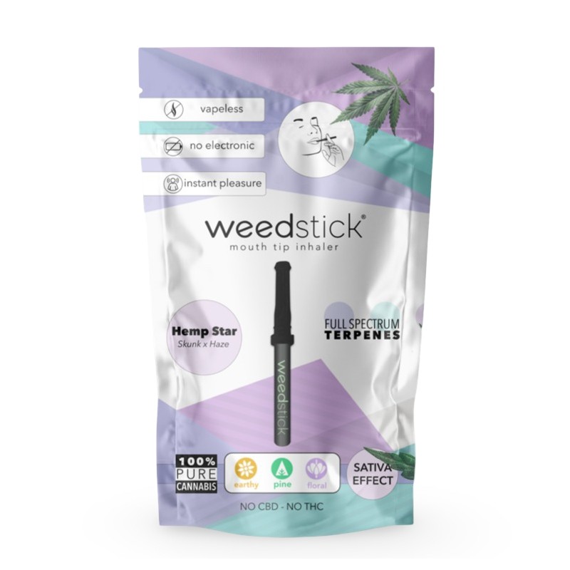 Inhalateur Weedstick "Hemp Star" Sativa effect Cannaliz Huiles