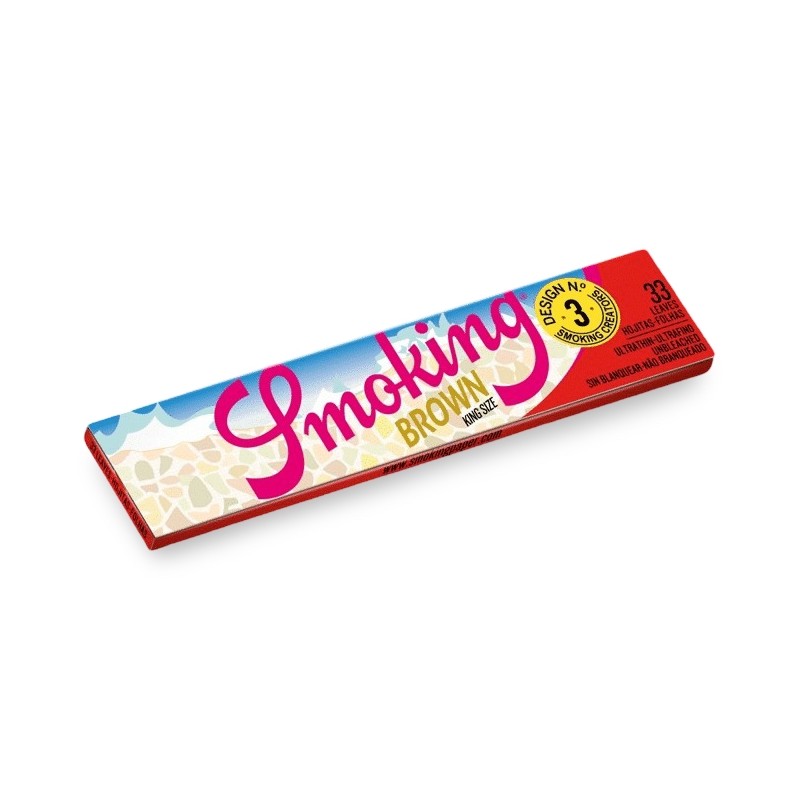 Carton Smoking Brown King Size + Creators Collection filters Smoking Rolling sheet