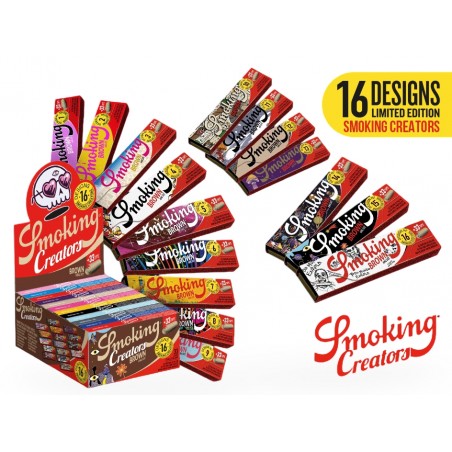 Carton Smoking Brown King Size + filtri Creators Collection Smoking Foglio di laminazione