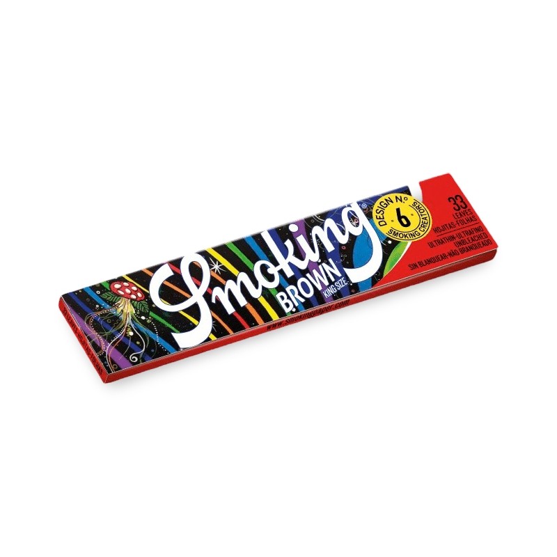 Feuilles à rouler Smoking Brown King Size + filtres Creators Collection Smoking Feuille à rouler