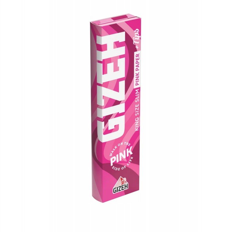 Carton GIZEH All Pink KSS + Tips (26pcs) Gizeh Products