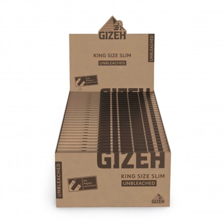 Rollblattkarton GIZEH King Size Slim Unbleached Gizeh Blatt zum Rollen