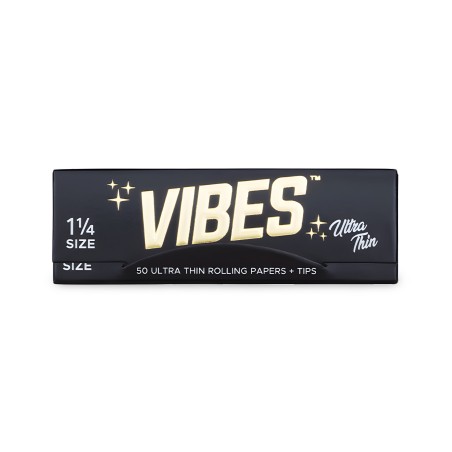 Rolling papers Vibes format 1 1/4 Ultra Fines + filters Vibes Rolling sheet