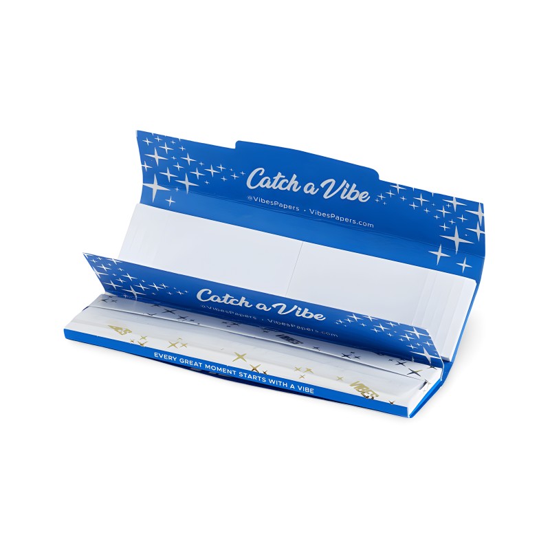 Carton of Rice rolling papers + filters Vibes Rolling sheet