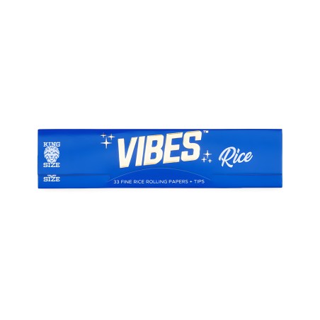 Rolling papers Vibes King Size Slim Rice + filters Vibes Rolling sheet
