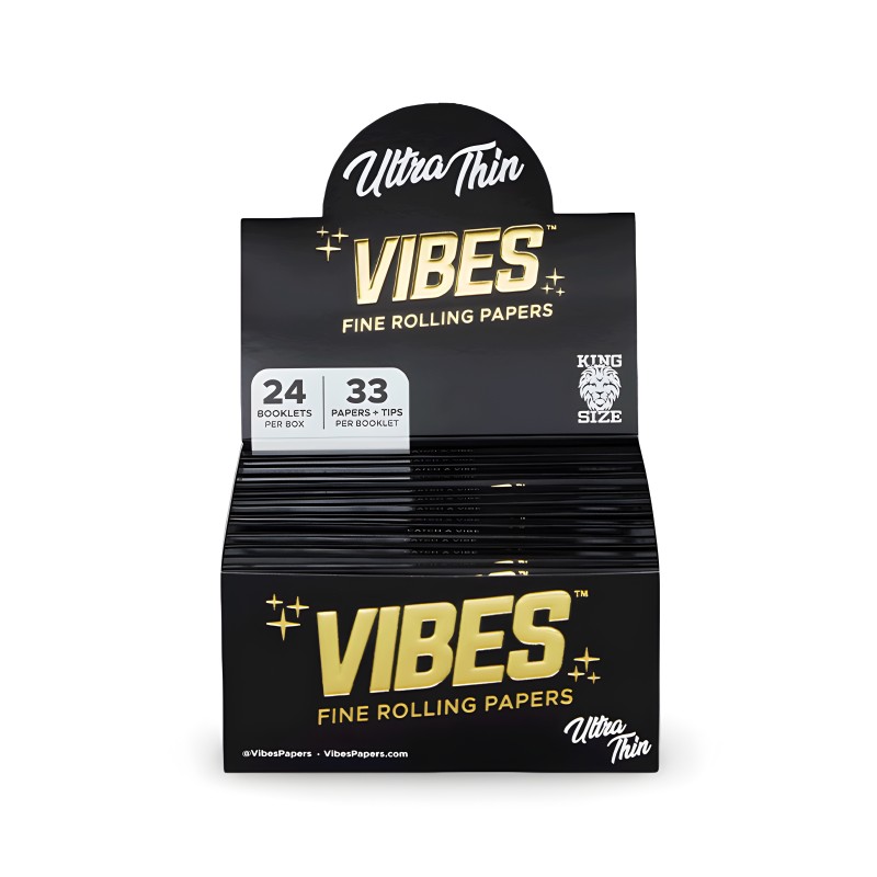 Cartone di cartine ultra fini + filtri Vibes Foglio di laminazione