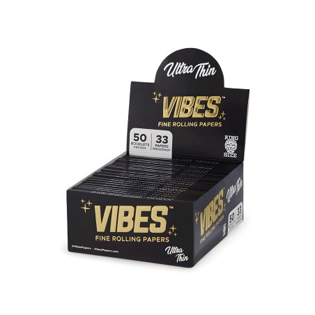 Carton de feuilles à rouler Ultra Thin Vibes Feuille à rouler