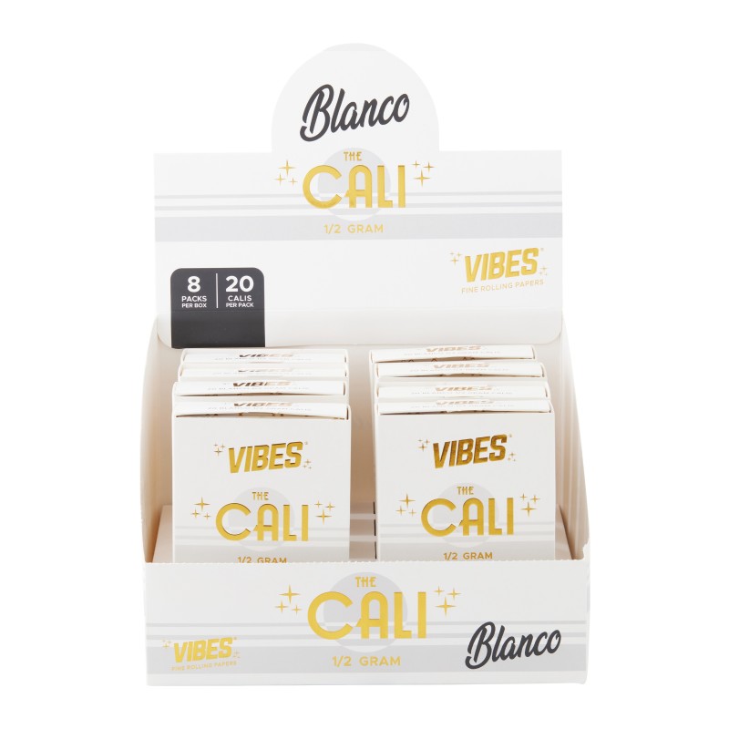 Vorgerollte Kegel "The Cali" Blanco 0.5 Gram Vibes Blatt zum Rollen