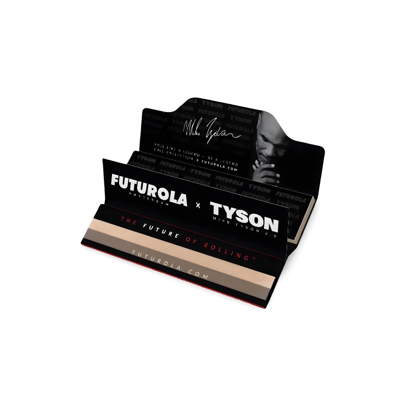 Feuille à rouler Tyson 2.0 X Futurola King Size Slim + Filtres Futurola Feuille à rouler