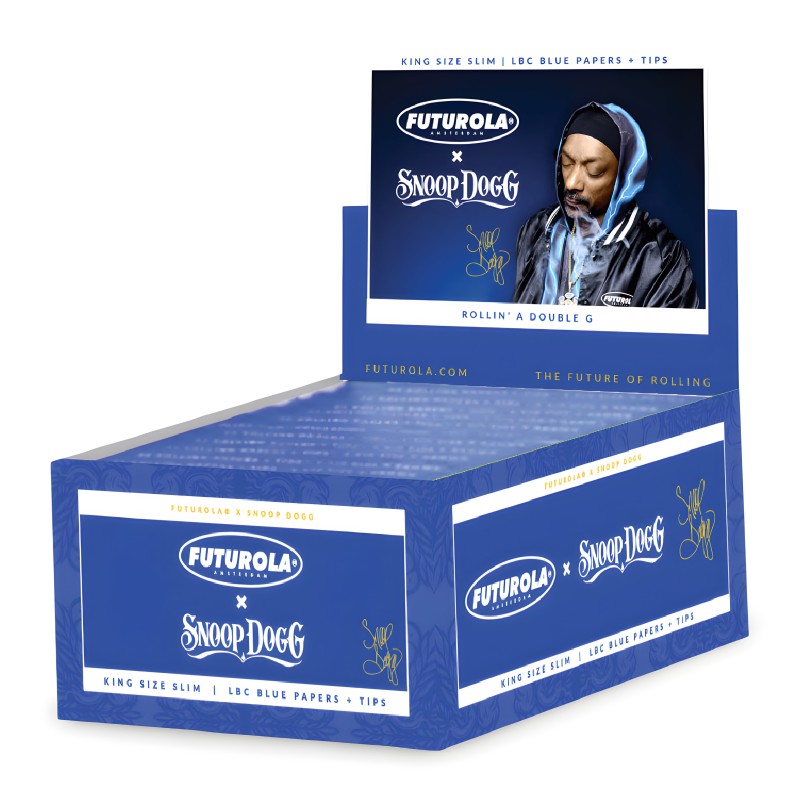 Snoop Dogg X rolling sheet Futurola King Size Slim + Filters Futurola Foglio di laminazione