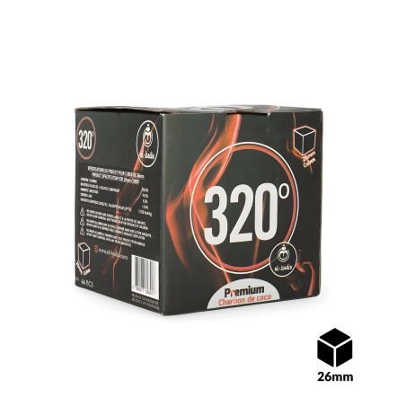 El Badia 320° CUBES 26mm 1Kg Kohlen El Badia Produkte