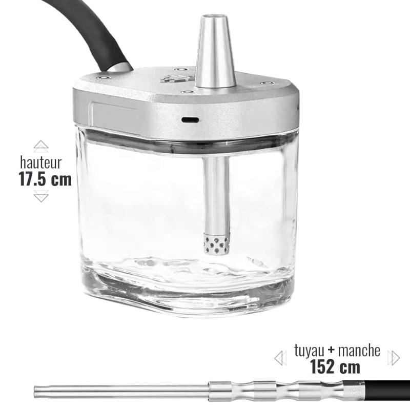 Shisha Go Fast Argento Tsar SHISHA