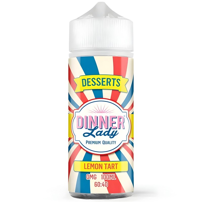 E-Liquid Dinner Lady Lemon Tart 100 ml Shortfill Dinner Lady Produkte