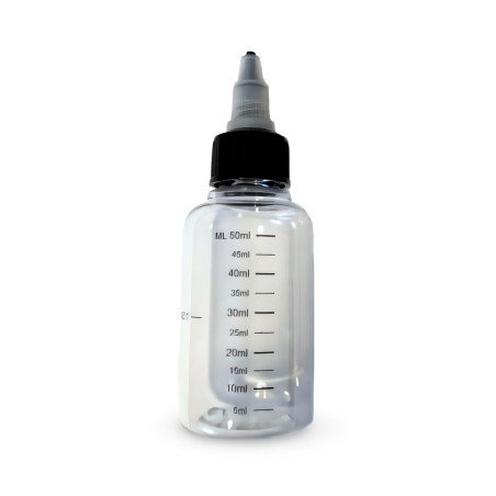 Bottiglia fai da te con tappo graduato da 50 ml LBV Prodotti