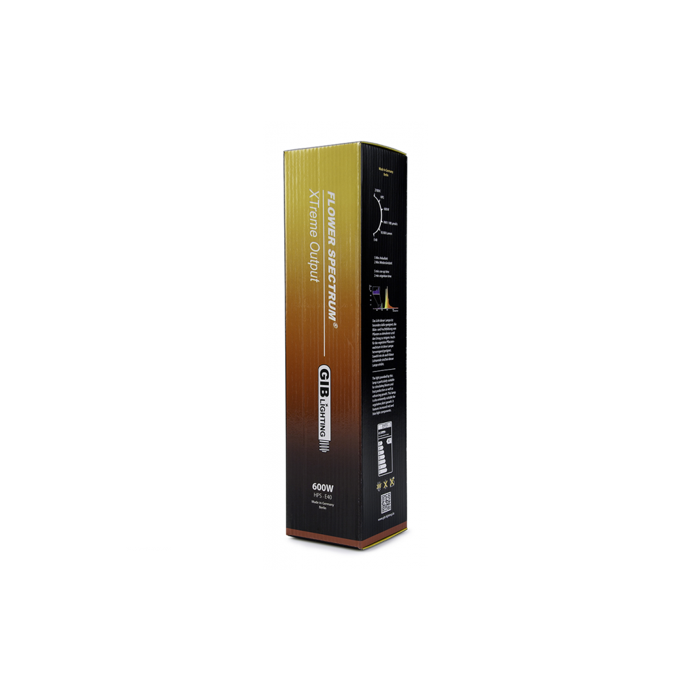 Glühbirne GIB Flower Spectrum Pro 600W 400V GIB Lighting  simple ended (HP Natrium)
