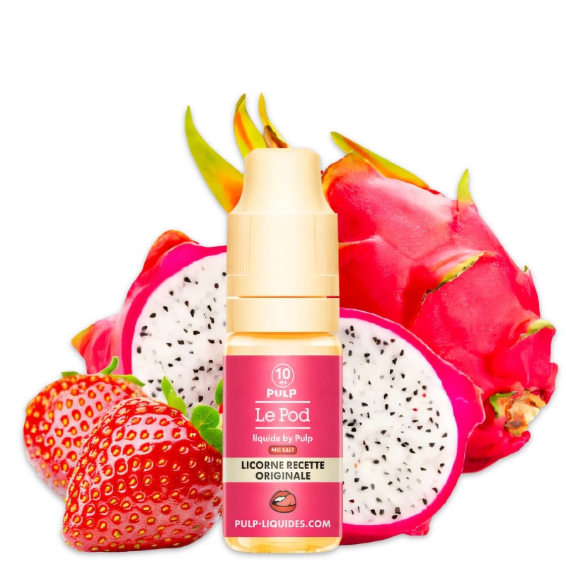 E-liquido Licorne Ricetta Originale Sali di Nicotina Polpa 10ml pulp Prodotti