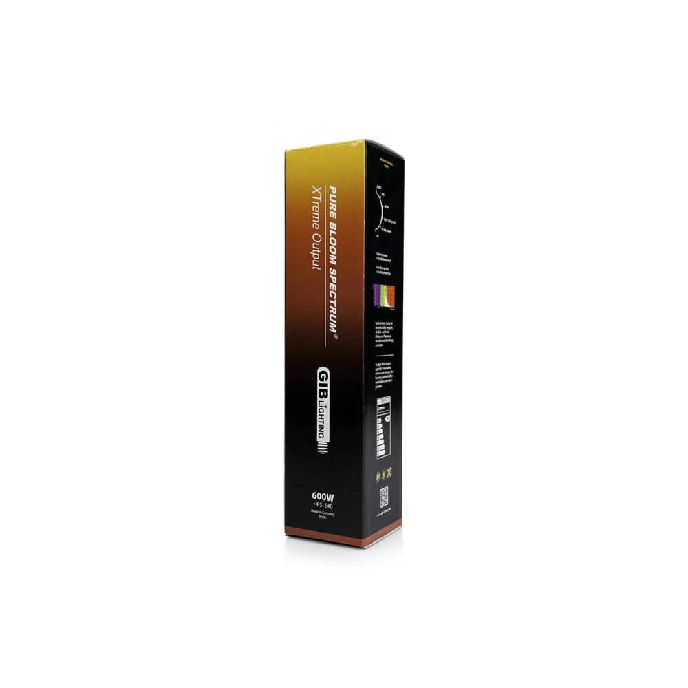 Glühbirne GIB Pure Bloom Spectrum 600W GIB Lighting  simple ended (HP Natrium)