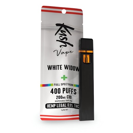 Kush CBD Vape White Widow 0.9% THC Kush CBD Vape Vap Pen