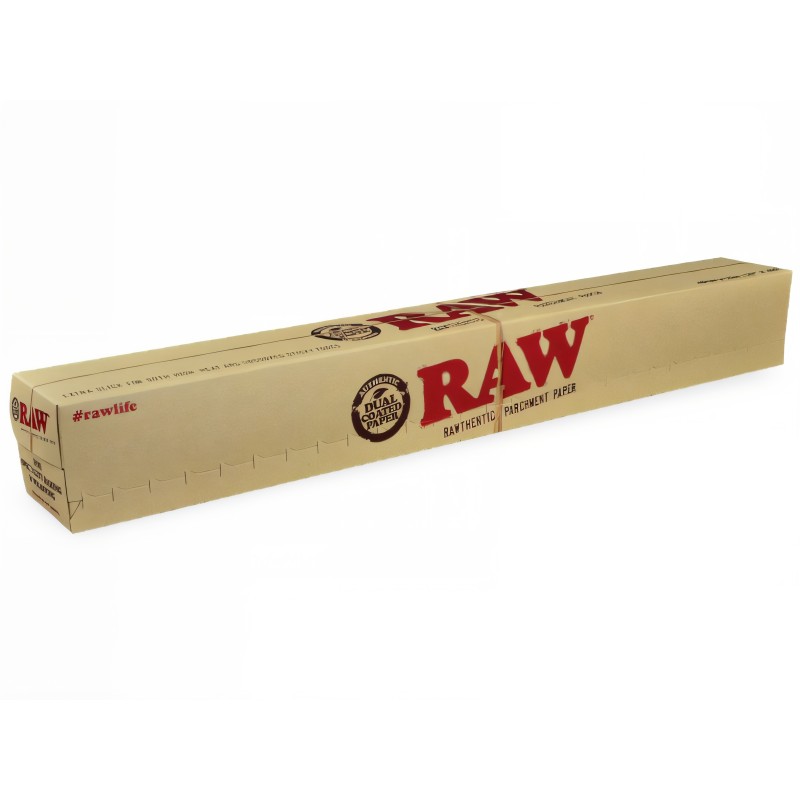 Rotolo di pergamena grezza 400 mm x 15 m RAW Carta oleata o carta siliconata