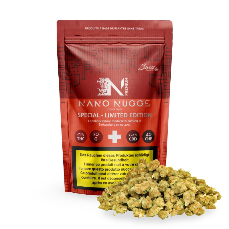 CBD-Blüten Swiss Botanic "Special Edition" Nano Nuggs Indoor 30g Swiss Botanic CBD-Blüten und Hash