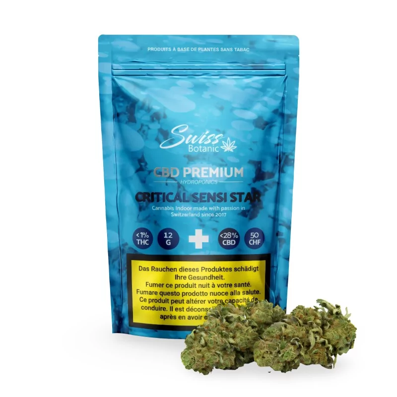 Fiori di CBD Swiss Botanic "Critical Sensi Star" Nano Nuggs Indoor 30g Swiss Botanic Fiori e hashish di CBD
