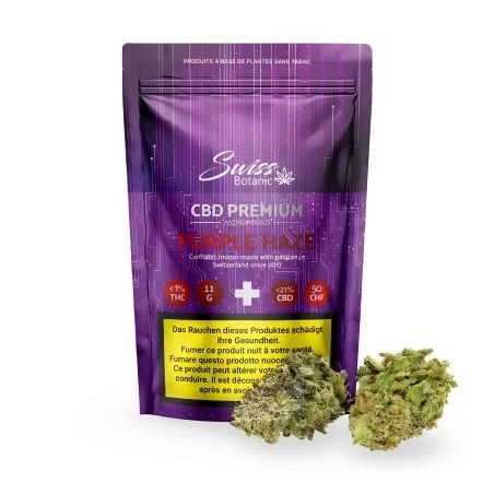 Fiori di CBD Swiss Botanic "Purple Haze" Indoor 11g Swiss Botanic Fiori e hashish di CBD