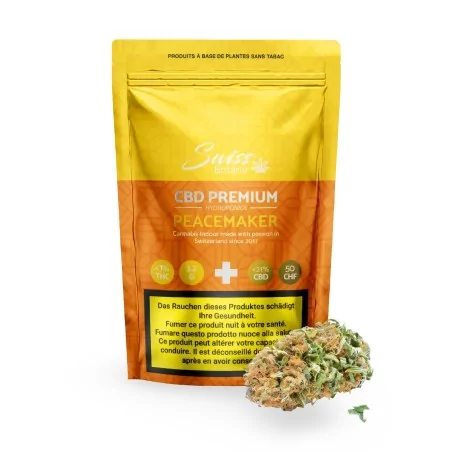 CBD Blüten Blüten Swiss Botanic "Peacemaker" Indoor 12g Swiss Botanic CBD-Blüten und Hash