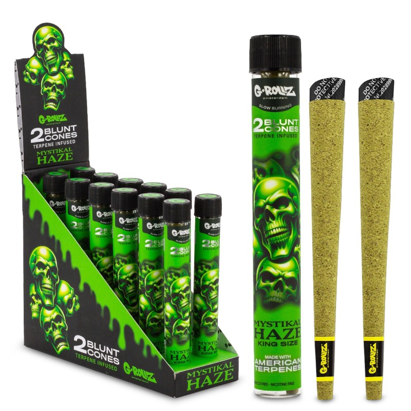 G-Rollz Terpene Infused Cones 'Mystikal Haze G-Rollz Products