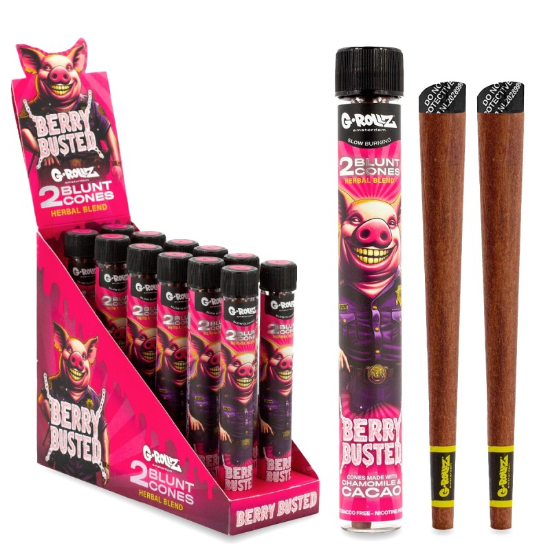 G-Rollz Terpene Infused Cones 'Berry Busted G-Rollz Products