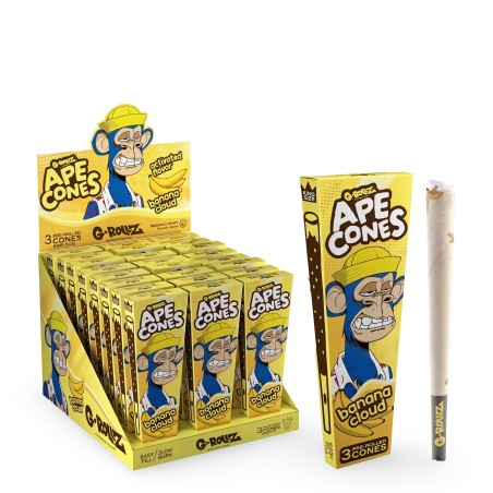 G-Rollz Ape Cones "Banana Cloud" 3 Pop Cones G-Rollz Products