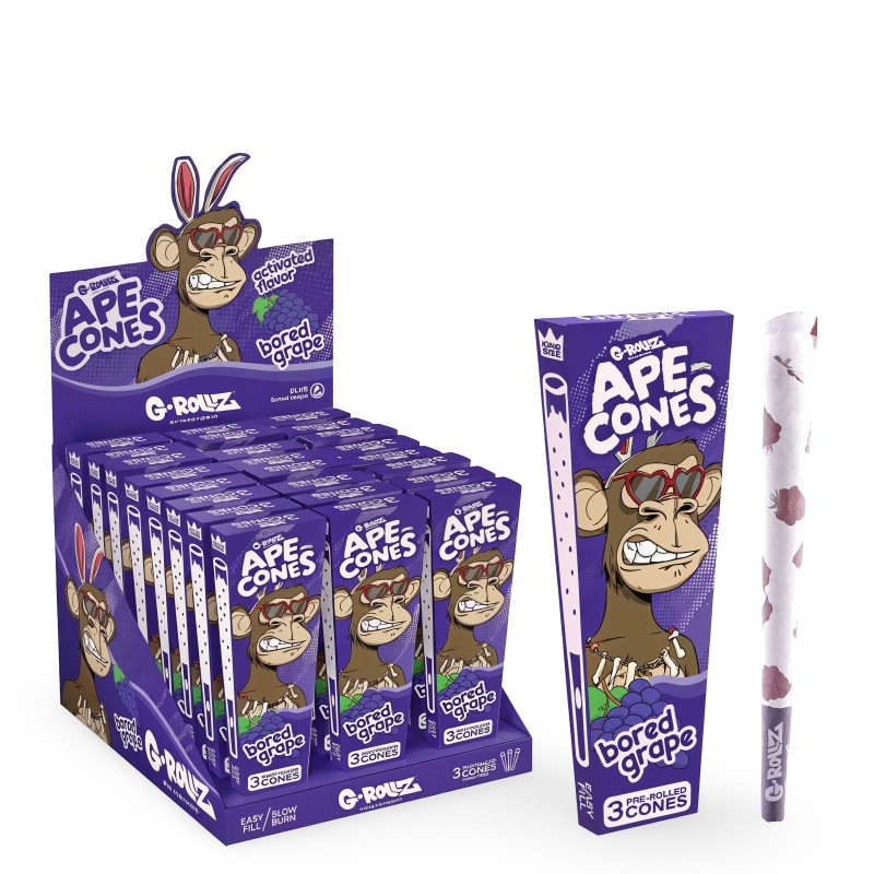 G-Rollz Ape Cones "Bored Grape" 3 Pop Cones G-Rollz Products