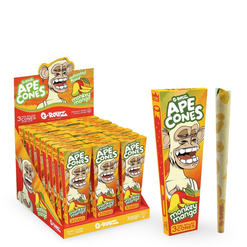 G-Rollz Ape Cones "Monkey Mango" 3 Pop Cones G-Rollz Products