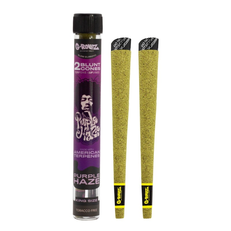 G-Rollz Terpene Infused Cones "Purple Haze G-Rollz Products