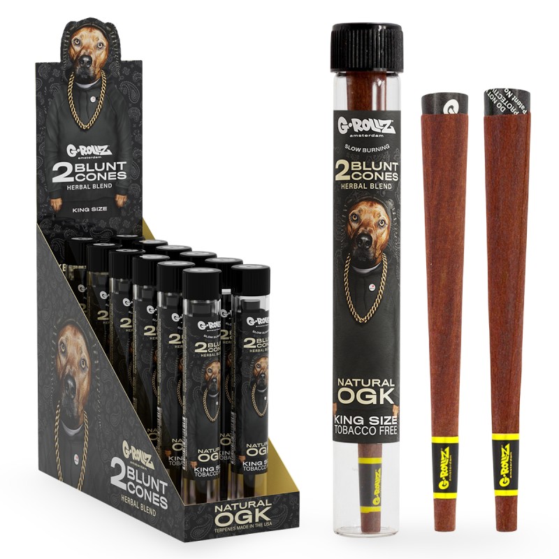 G-Rollz Terpene Infused Cones The Dog Natural OGK G-Rollz Products