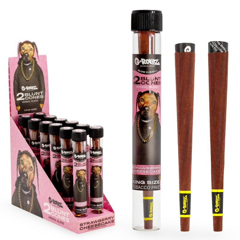 G-Rollz Terpene Infused Cones The Dog "Strawberry Chee$ecake" G-Rollz Products