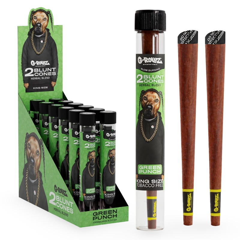 G-Rollz Terpene Infused Cones The Dog "Green Punch G-Rollz Products