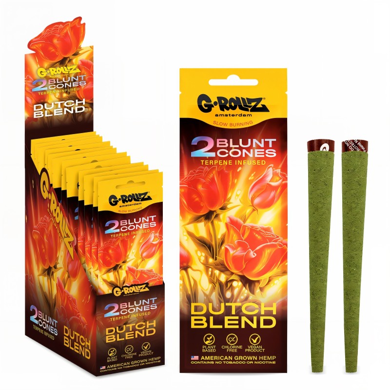G-Rollz Terpene Infused Cones "Dutch Blend" G-Rollz Produits